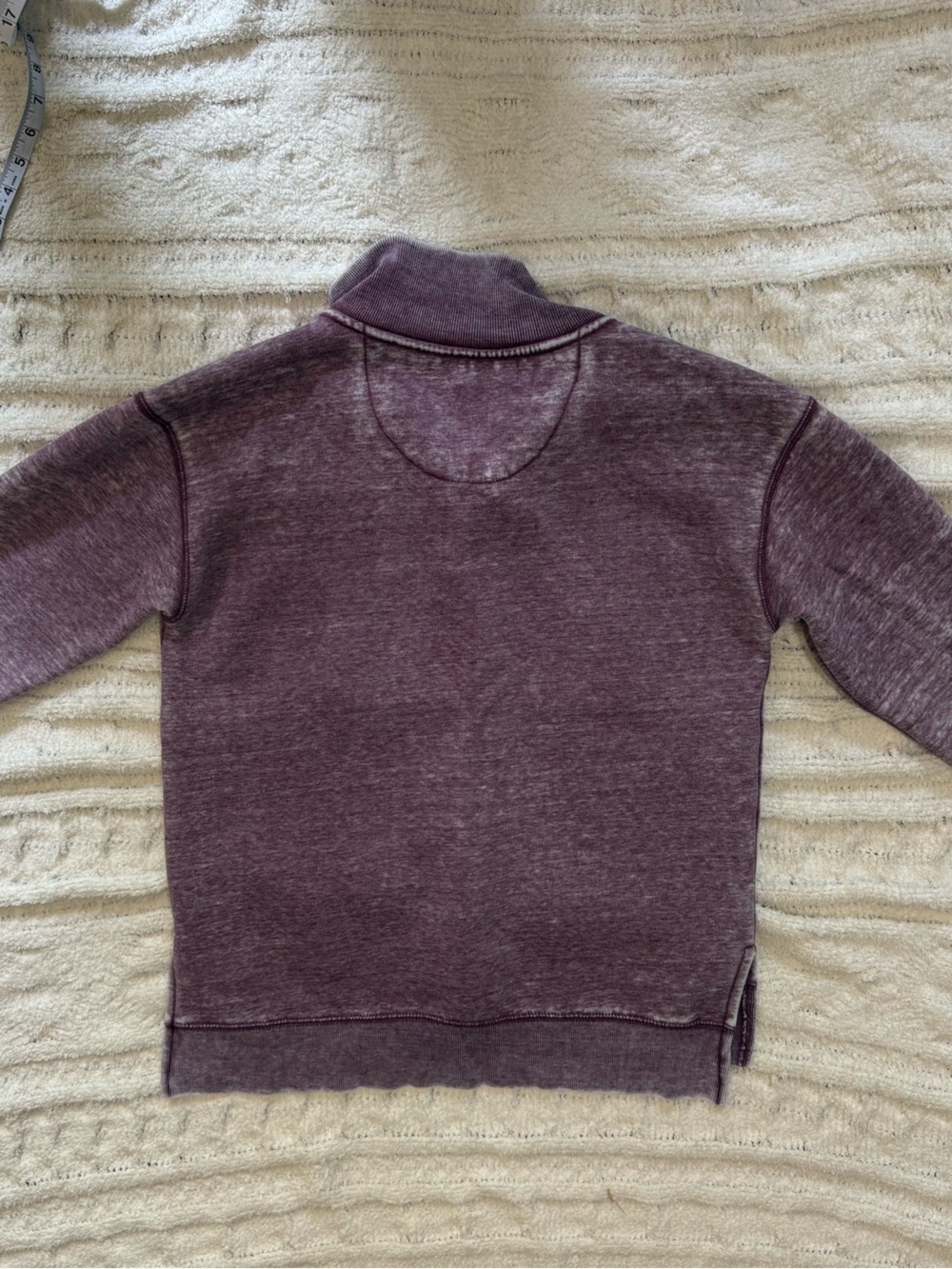 NASH Collection Tennessee Tri-Star Quarter Snap Fleece Pullover Maroon Small - Picture 12 of 15